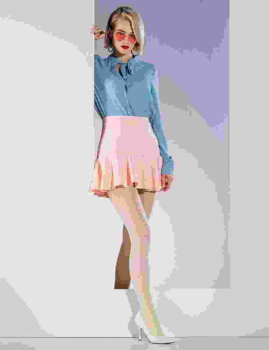 Ruffled Casual Short Skirt