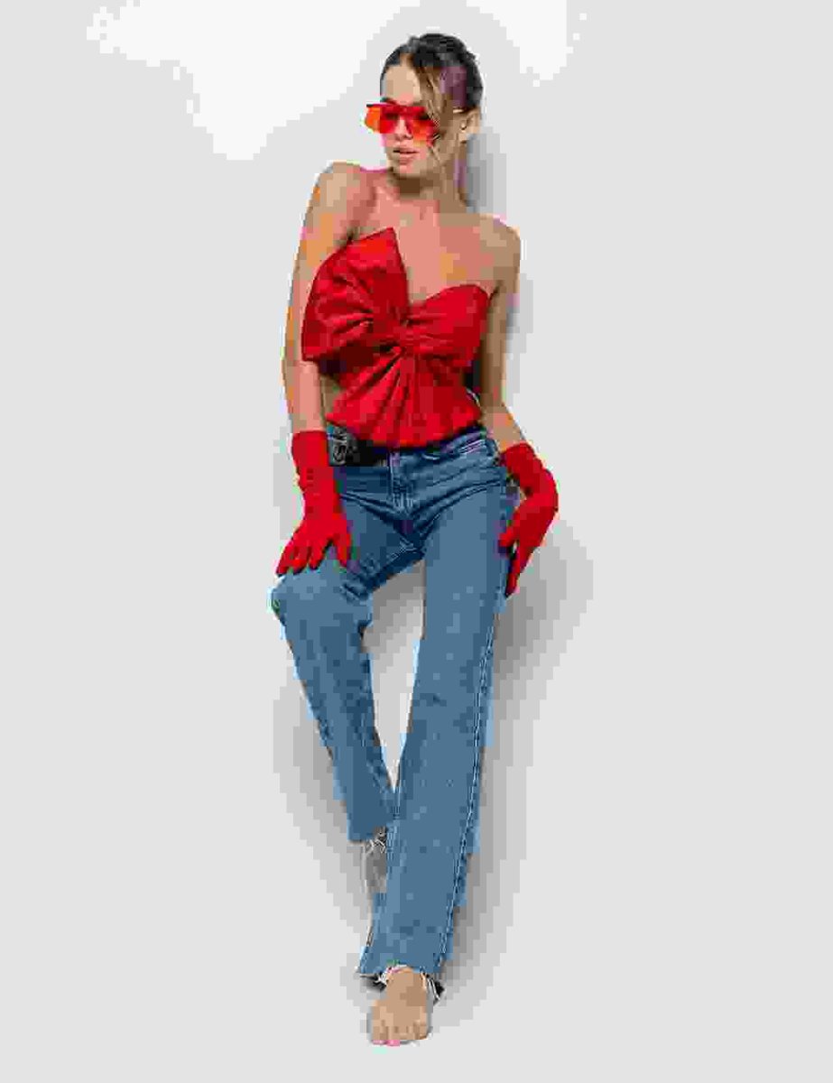 Relaxed Fit Cotton Jean