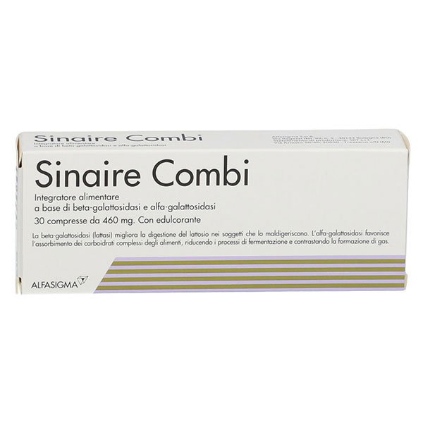 Sinaire Combi Integratore di Enzimi 30 Compresse