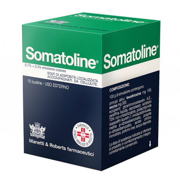 Somatoline Emulsione Cutanea 0,1% + 0,3% Anti-cellulite 15 Bustine