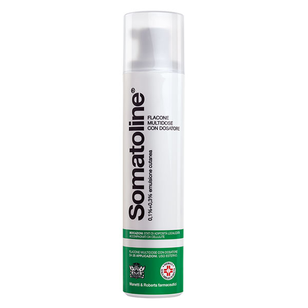Somatoline 0,1% + 0,3% Emulsione Cutanea Anticellulite 25 Applicazioni 250 Ml