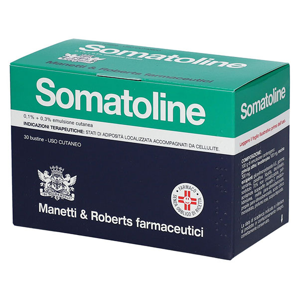 Somatoline Emulsione Cutanea 0,1% + 0,3% Anti-cellulite 30 Bustine