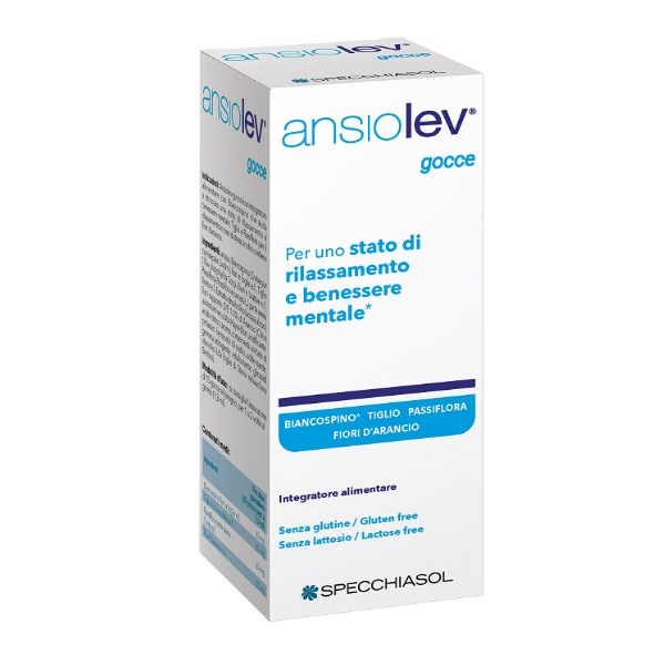 Specchiasol Ansiolev Gocce Integratore Alimentare Rilassamento E Benessere Mentale 20 Ml