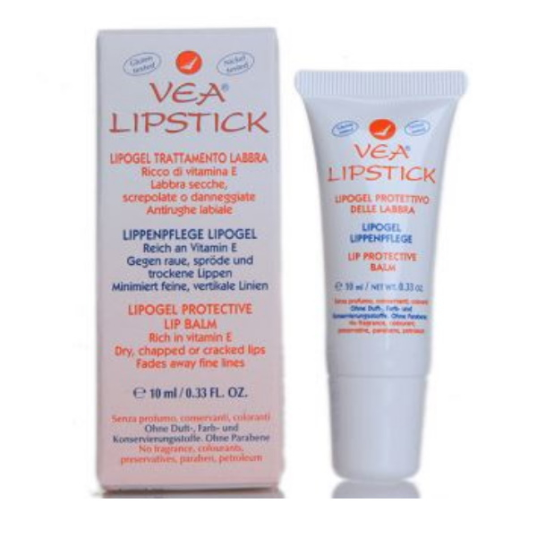 Vea Lipstick Lipogel Idratante Protettivo E Lenitivo Labbra 10 Ml
