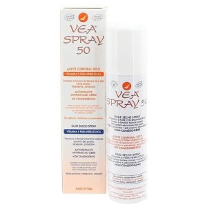 Vea Olio Secco Spray Ecologico Idratante Emolliente Protettivo Corpo 50 Ml
