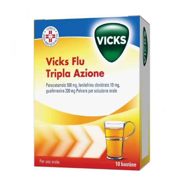 Vicks Flu Tripla Azione Polvere Per Soluzione Orale
