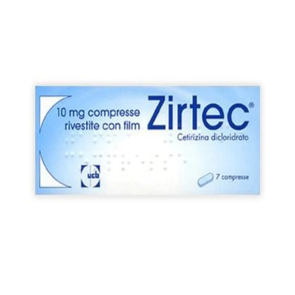 Zirtec 10 Mg Rinite Allergica 7 Compresse Rivestite Con Film
